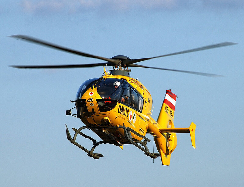 Yellow Rescue Helicopter