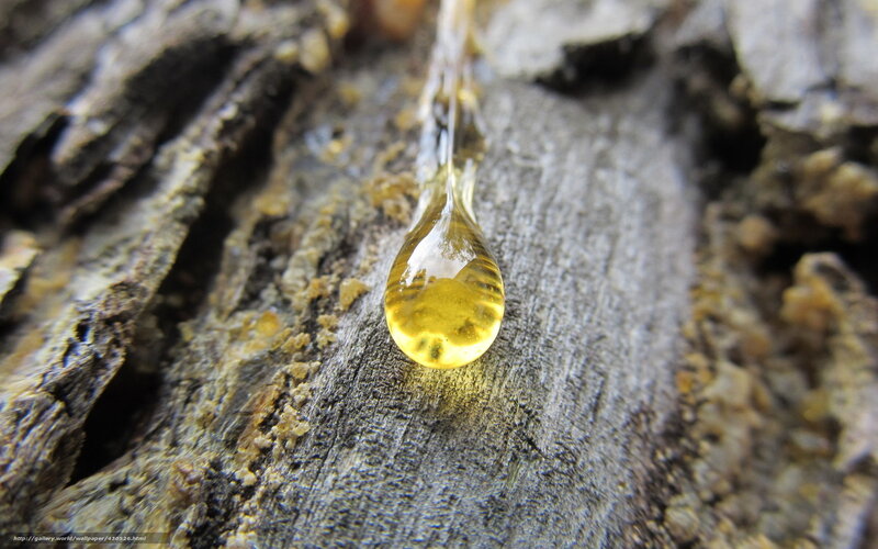 Yellow Resin Drop