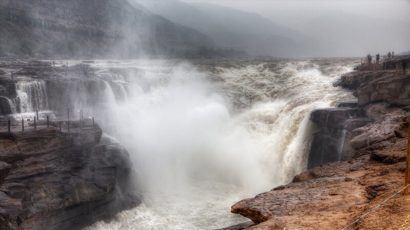 Yellow River Waterfall — Brown