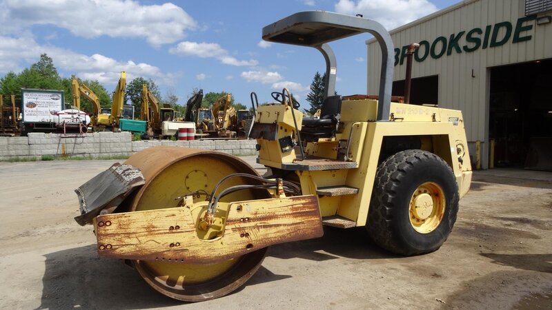 Yellow Road Roller — Outdoor