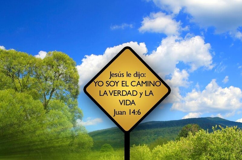 Yellow Road Sign — Blue