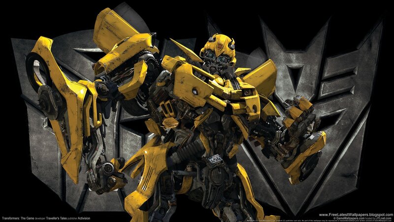 Yellow Robot Character — Dramatic, 3d Render, Autobot Symbol