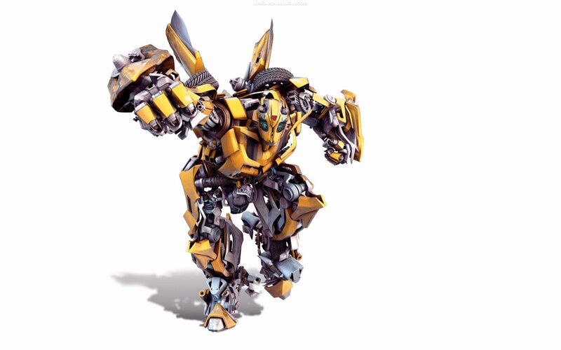 Yellow Robot Character — Dynamic, Digital Art