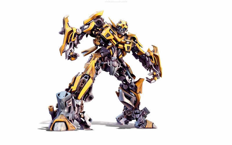 Yellow Robot Character — Neutral
