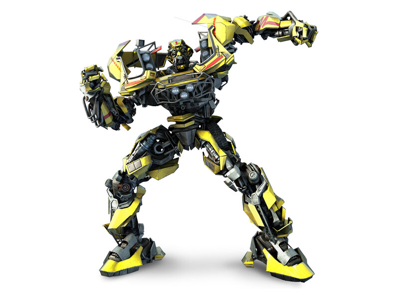 Yellow Robot Figure — Dynamic, 3d Render