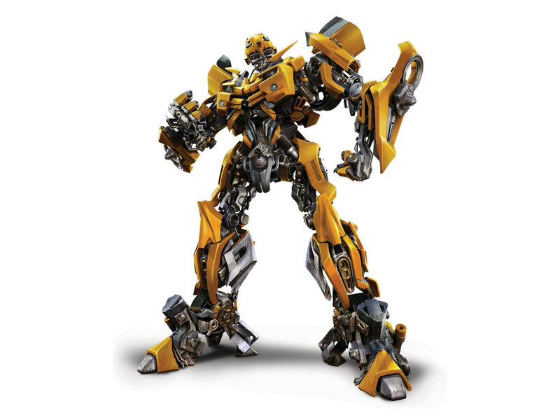 Yellow Robot Figure — Dynamic