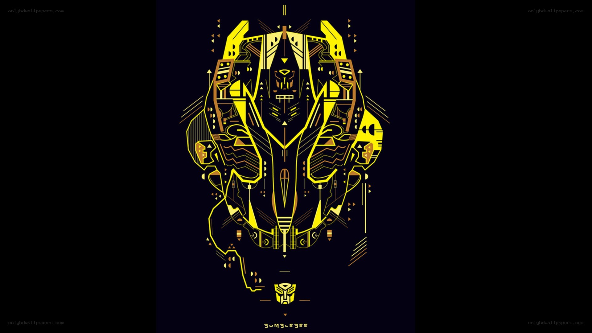 yellow robot head design