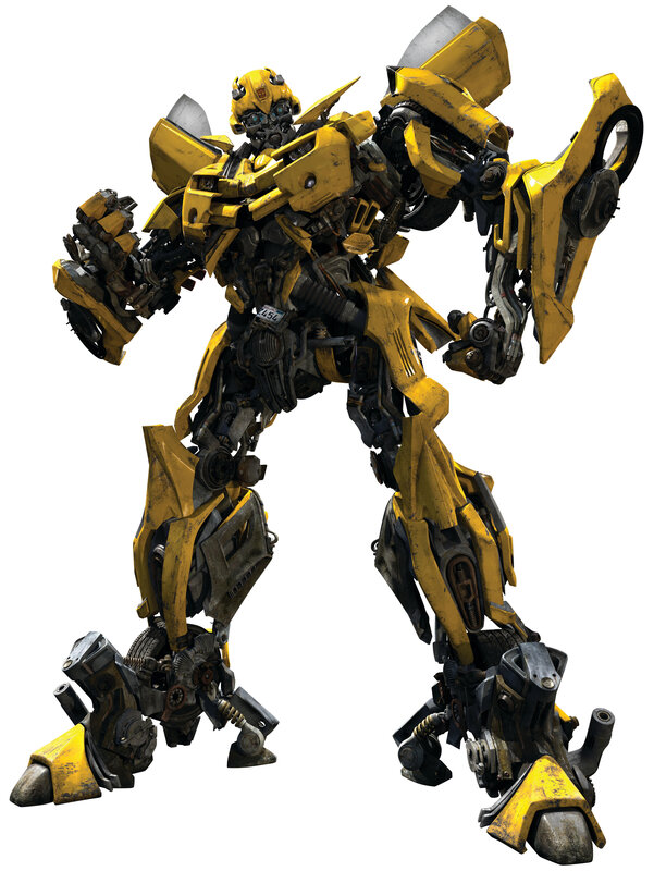 Yellow Robot Transformer — Action, 3d Render
