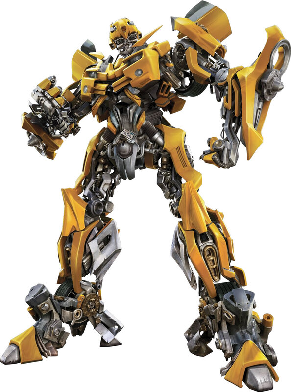 Yellow Robot Transformer — Action, Digital Art