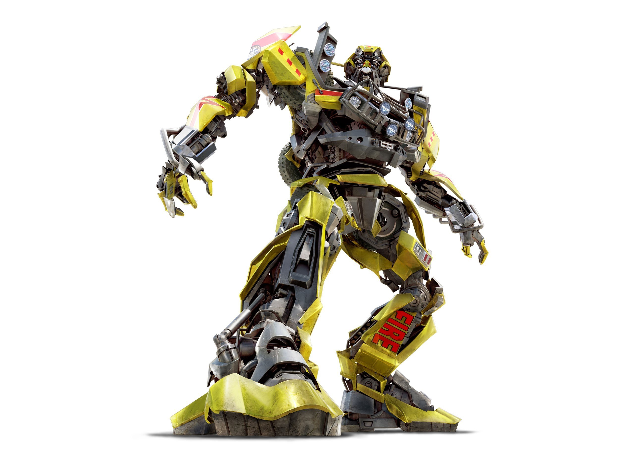 yellow robot transformer
