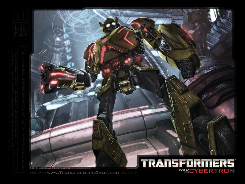 Yellow Robot with Weapon — Gold