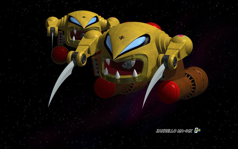 Yellow Robotic Crab