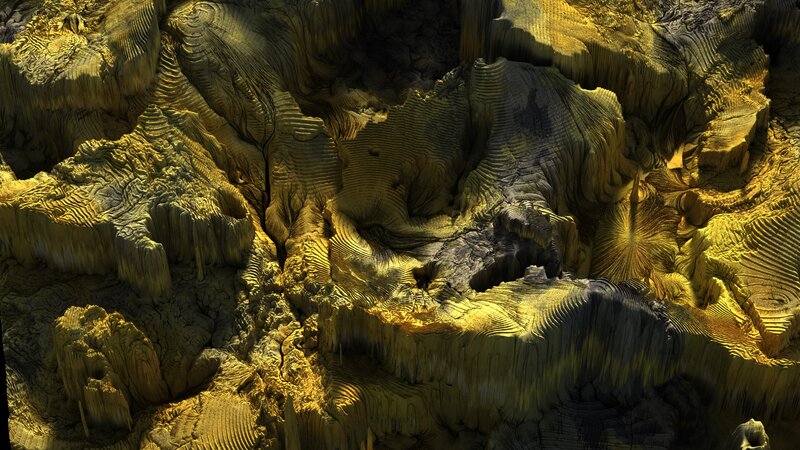 Yellow Rock Formations — Dramatic