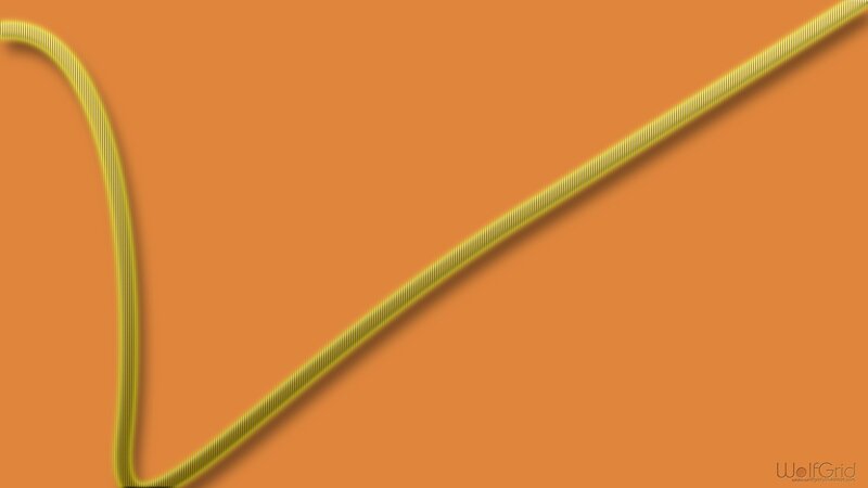 Yellow Rope on Orange