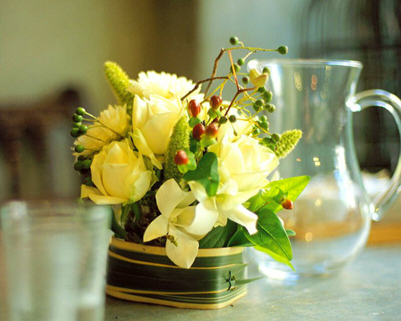 Yellow Rose Bouquet — Calm, Afternoon