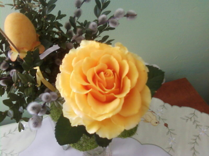 Yellow Rose in Bouquet — Calm, Spring