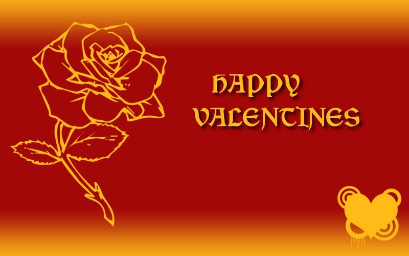 Yellow Rose Outline