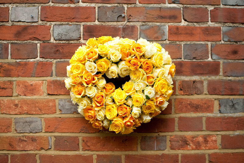 Yellow Rose Wreath