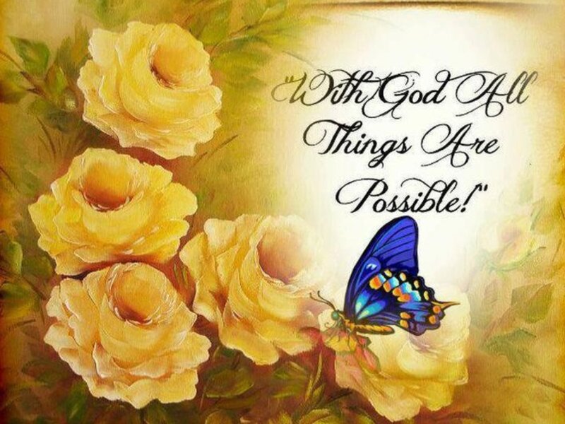 Yellow Roses and Butterfly — Serene, Painting