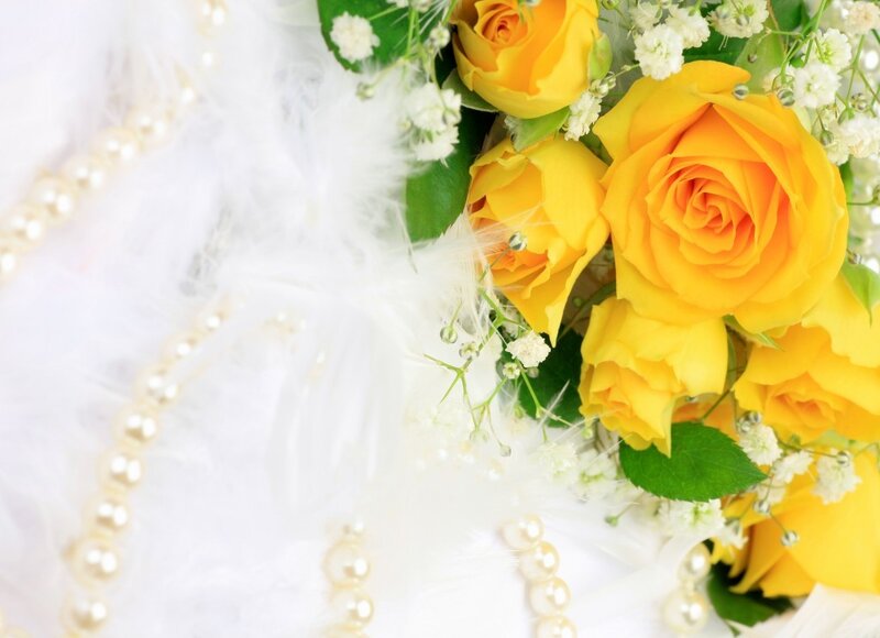 Yellow Roses and Pearls