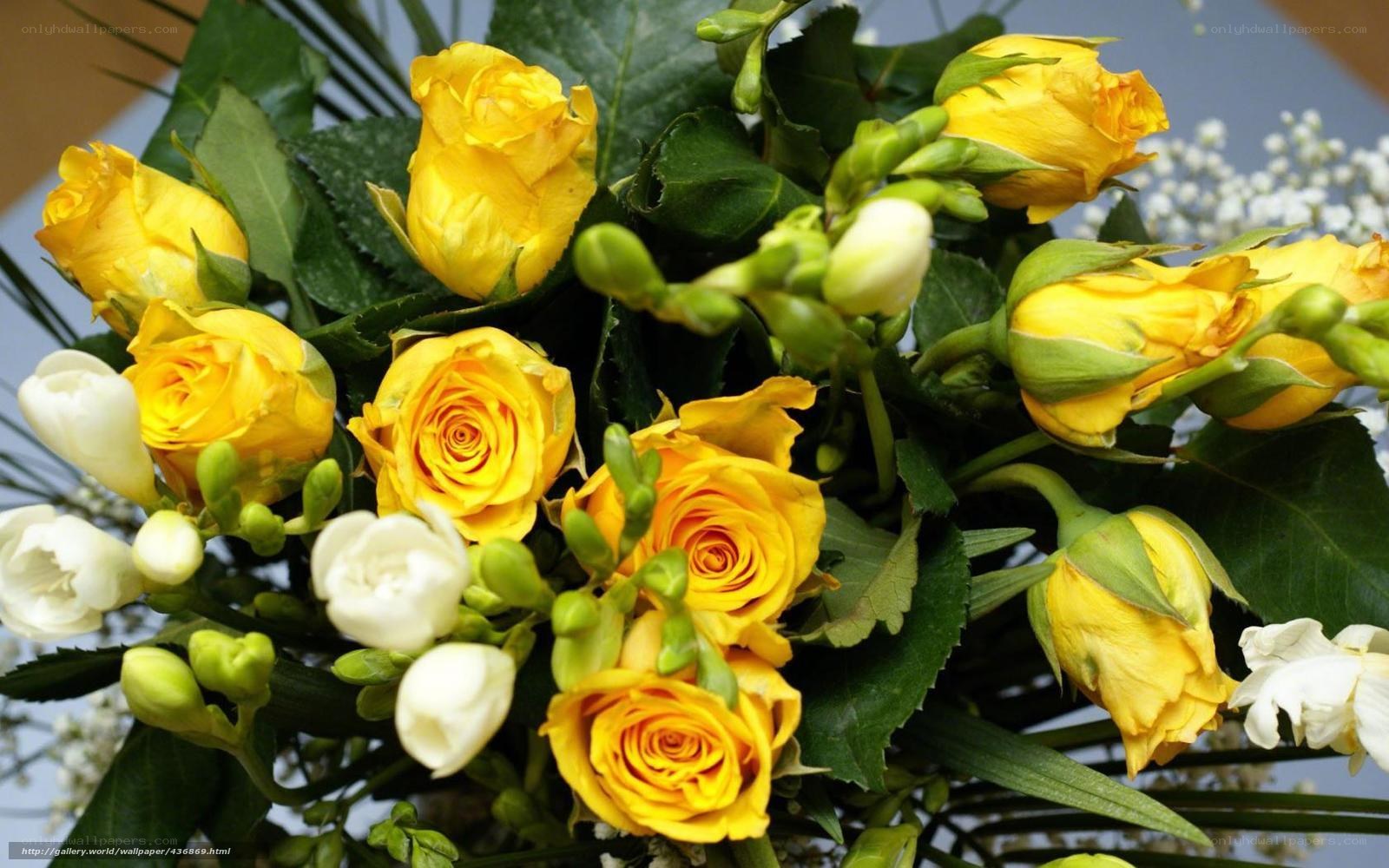 Yellow roses bouquet
