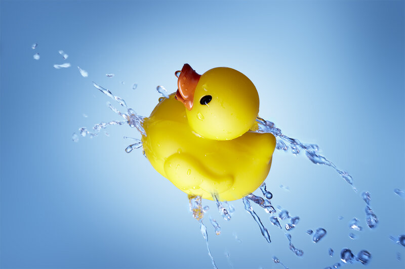 Yellow Rubber Duck — Playful, Photograph