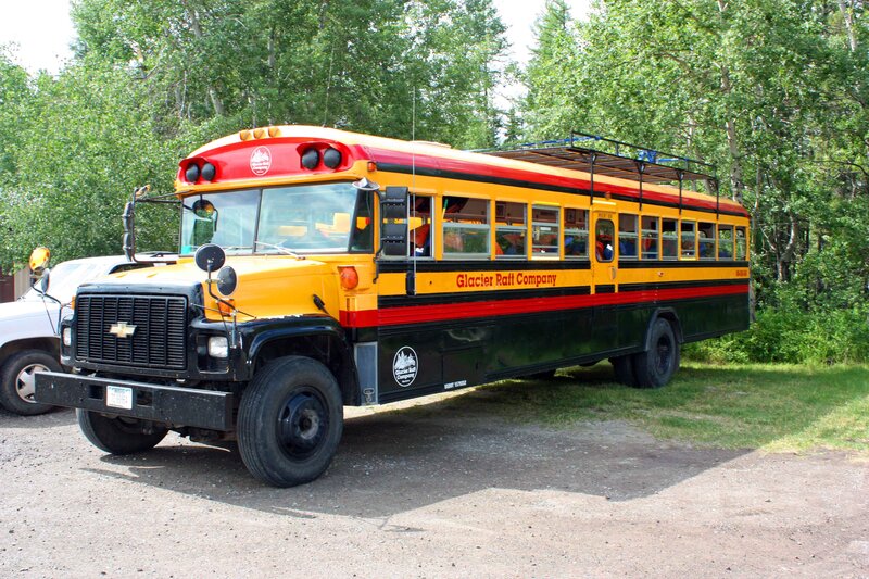 Yellow School Bus — Outdoor, Afternoon