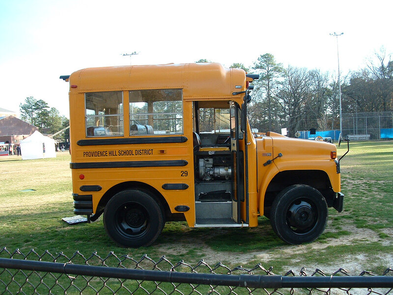 Yellow School Bus — Outdoor