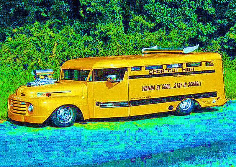Yellow School Bus — Vibrant
