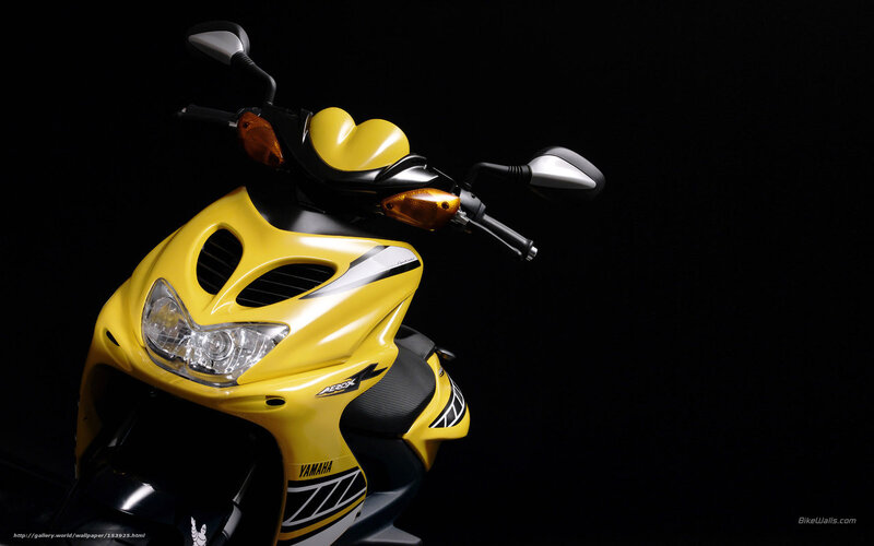 Yellow Scooter — Dramatic