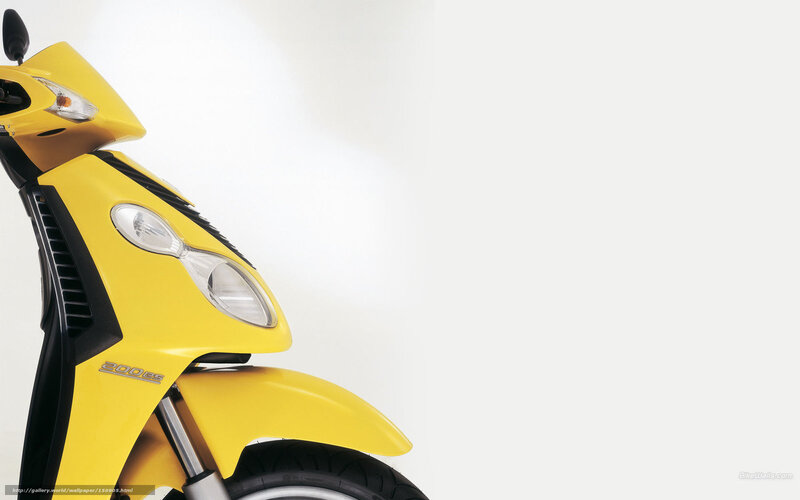 Yellow Scooter Front
