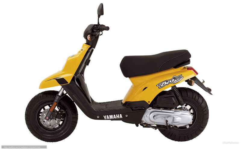Yellow Scooter — Neutral, Photograph, Seat, Mirror, Engine