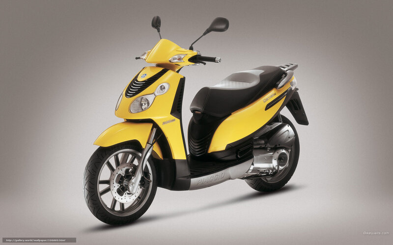 Yellow Scooter — Neutral, Photograph, Seat, Mirrors