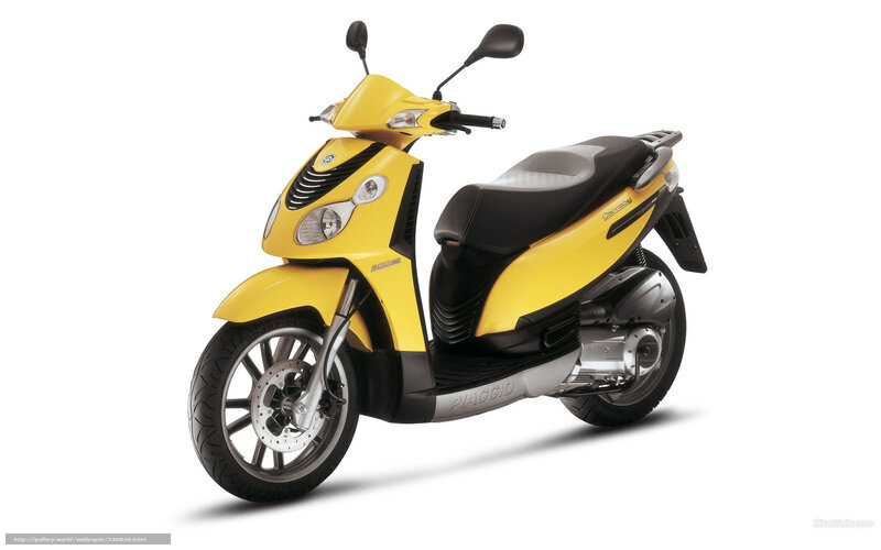 Yellow Scooter — Neutral, Photograph, Seat