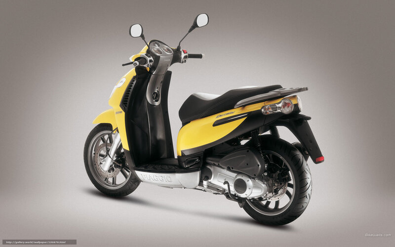 Yellow Scooter — Neutral, Photograph