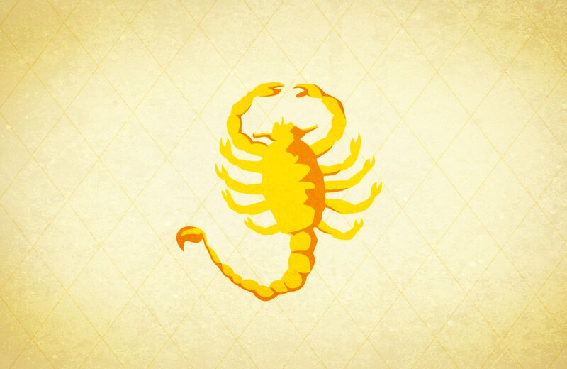 Yellow Scorpion Symbol