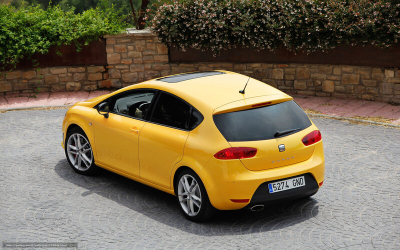 Yellow Seat Cupra Car — Calm, Afternoon