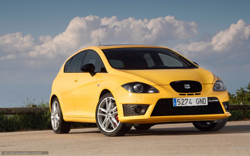 Yellow Seat Cupra Car — Dramatic
