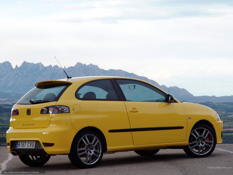 Yellow SEAT CUPRA Car — Serene
