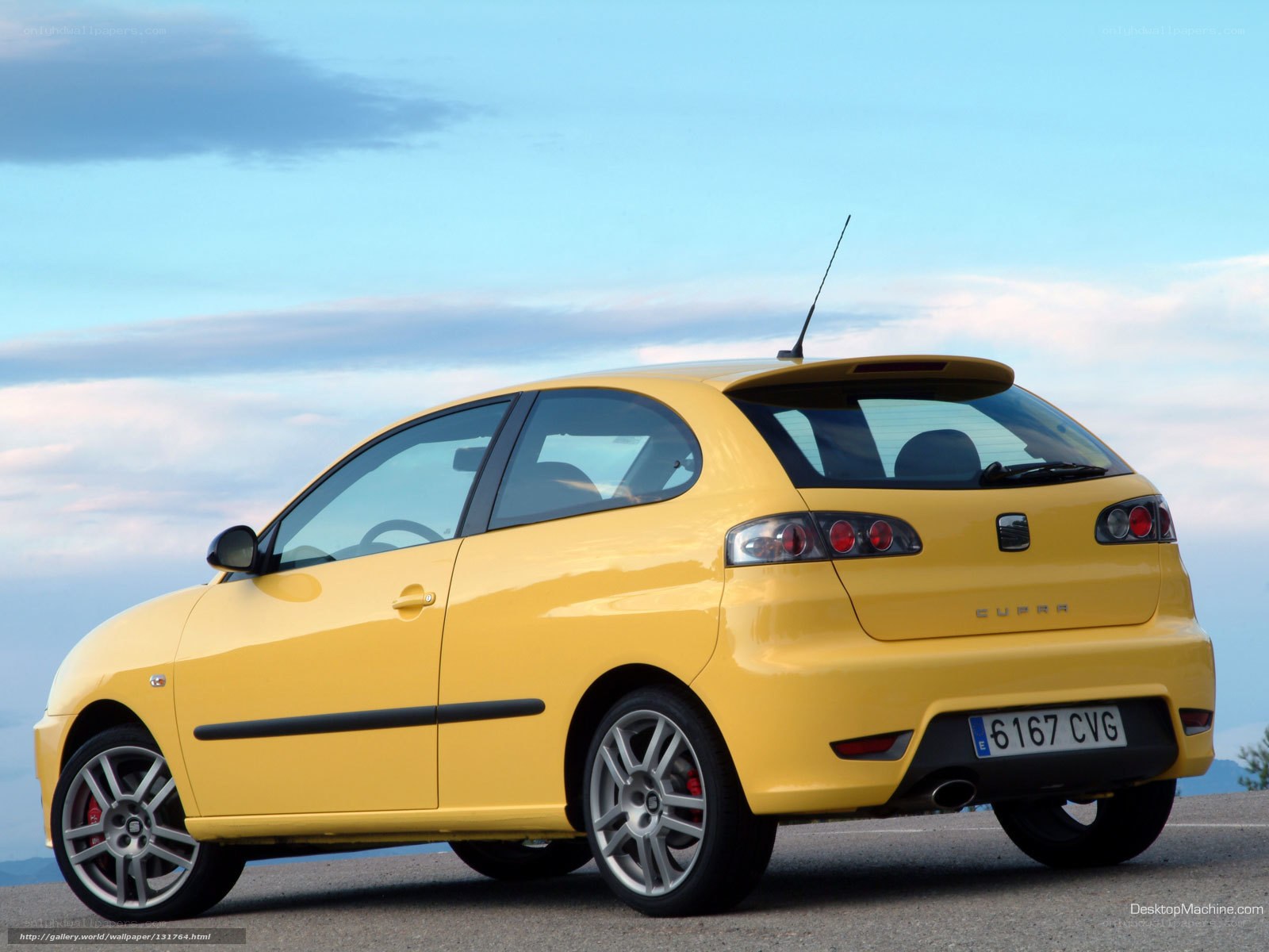 yellow seat cupra car