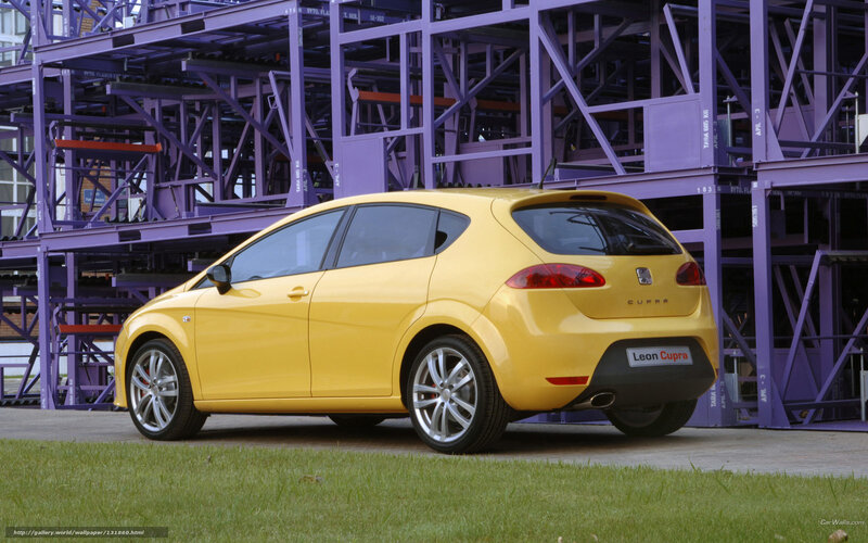 Yellow Seat Leon Cupra — Neutral