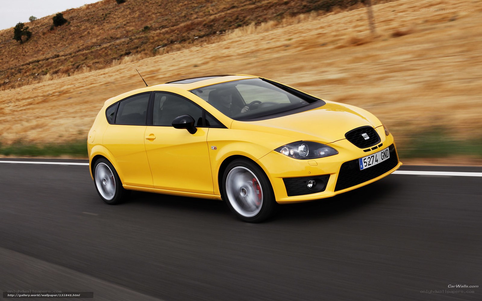 yellow seat Leon in motion