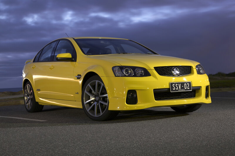 Yellow Sedan Car — Dramatic, Night