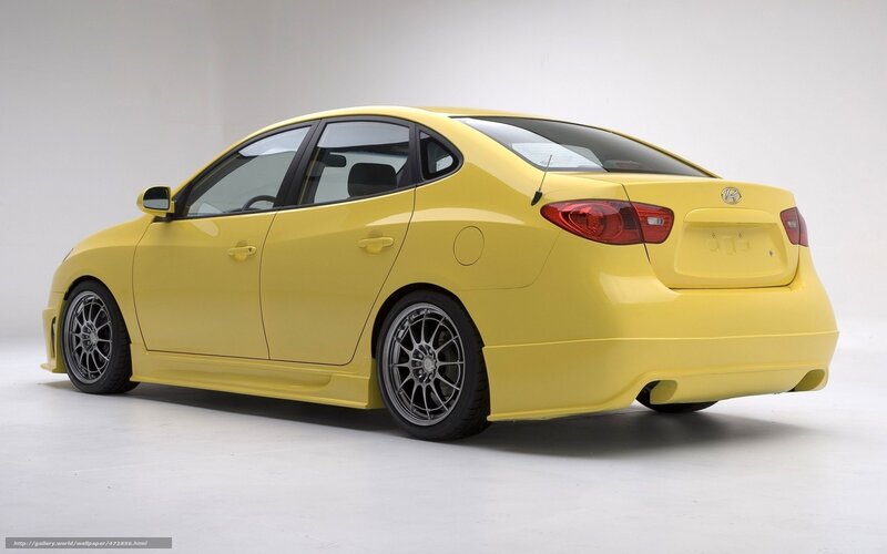 Yellow Sedan Car — Neutral, Photograph, Wheels