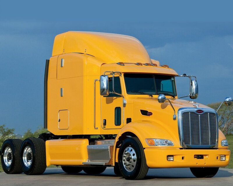 Yellow Semi-truck — Calm