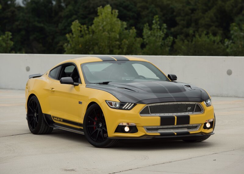 Yellow Shelby GT Mustang — Dynamic
