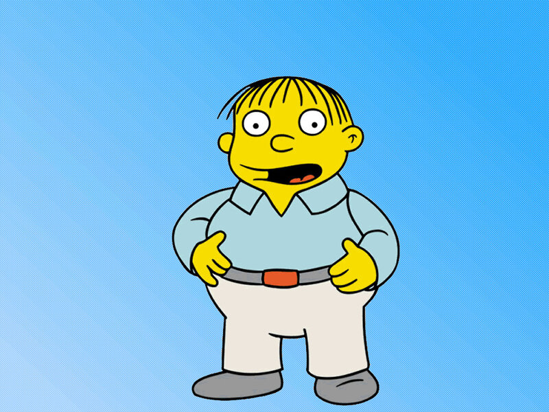 Yellow-skinned Cartoon Boy