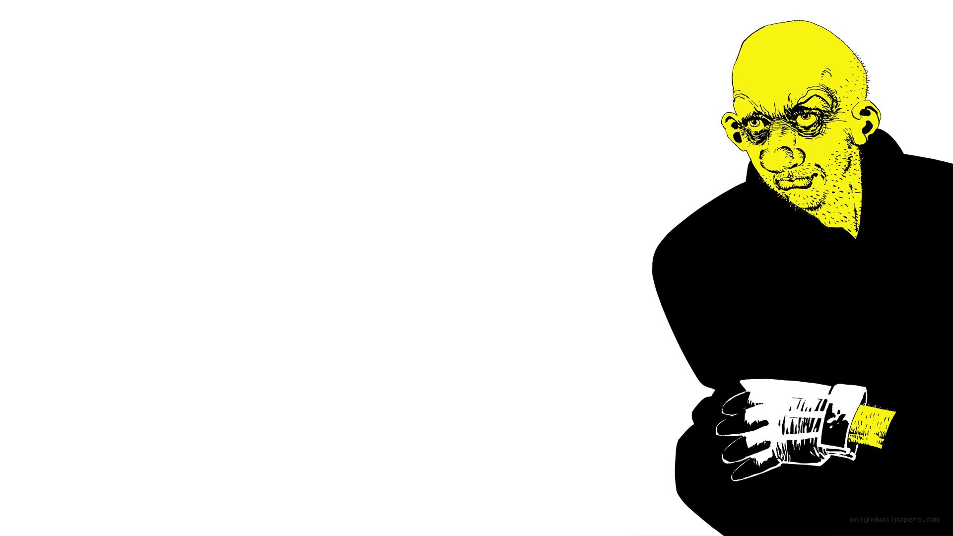 yellow-skinned character illustration