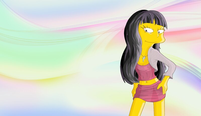 Yellow-skinned Female Character