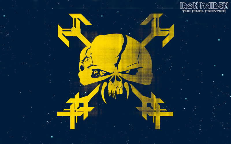Yellow Skull and Crossbones